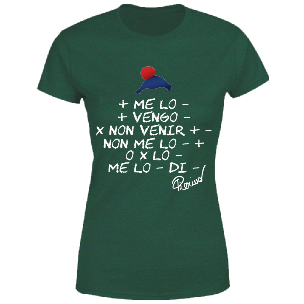 T-Shirt Donna Più melo meno