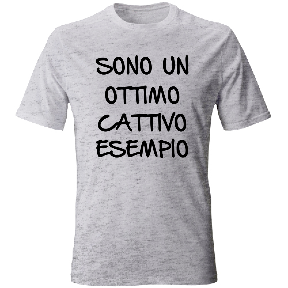 T-Shirt Unisex Esempio - Scritte Divertenti - Chiara