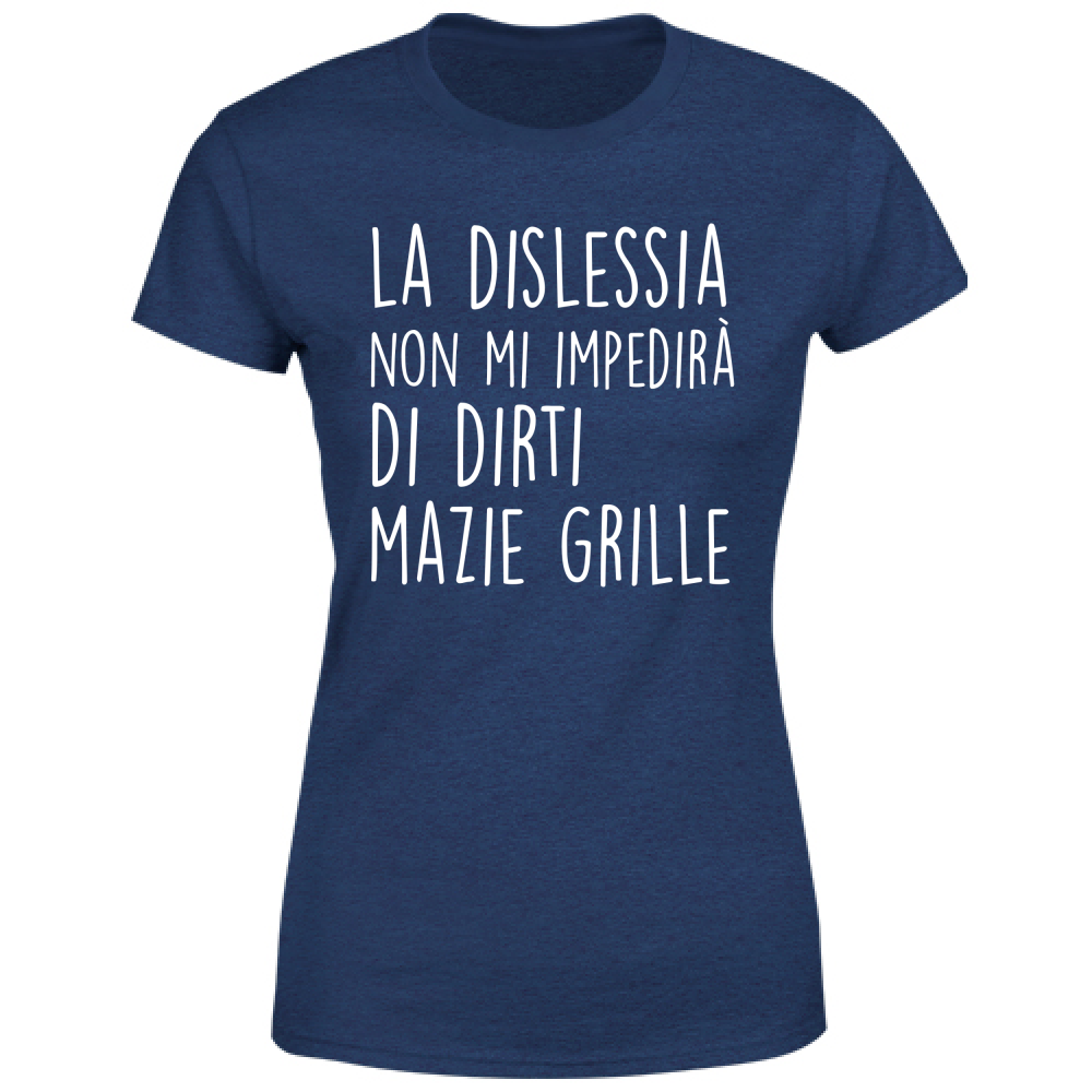 T-Shirt Donna Mazie Grille - Scritte Divertenti