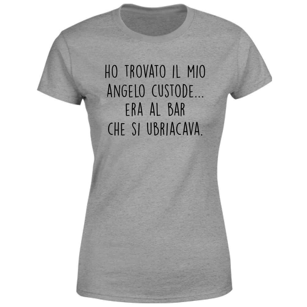 T-Shirt Donna Angelo custode - Scritte Divertenti - Chiara