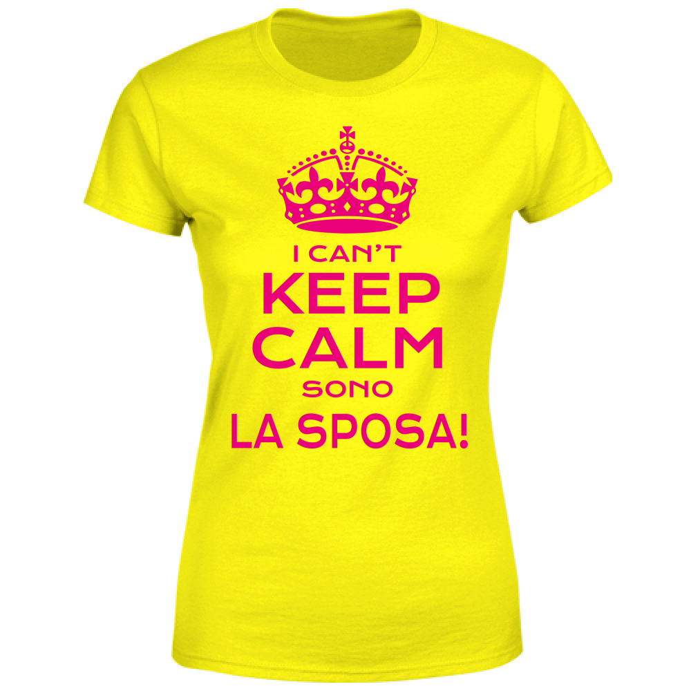 T-Shirt Donna Maglietta - Addio al Nubilato - Can't KC - chiara