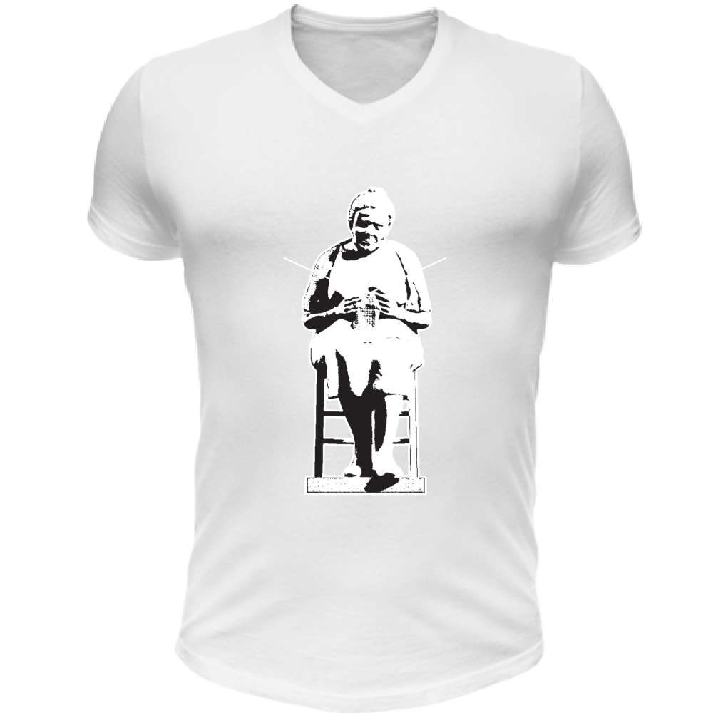 T-Shirt Unisex Scollo V La madre di Catellani
