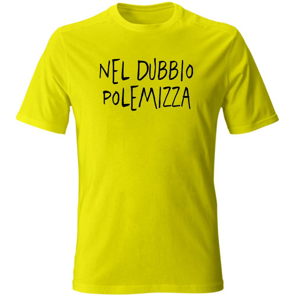 T-Shirt Unisex Nel dubbio - Scritte Divertenti - Chiara