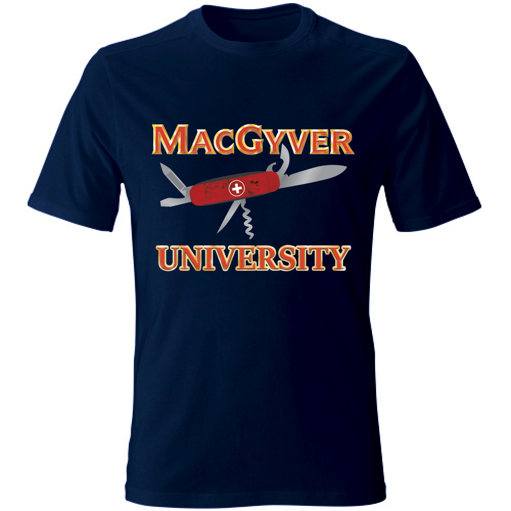 T-Shirt Unisex Le mattine con MacGyver