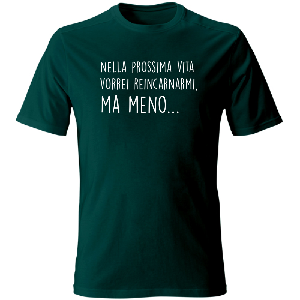 T-Shirt Unisex Ma meno - Scritte Divertenti