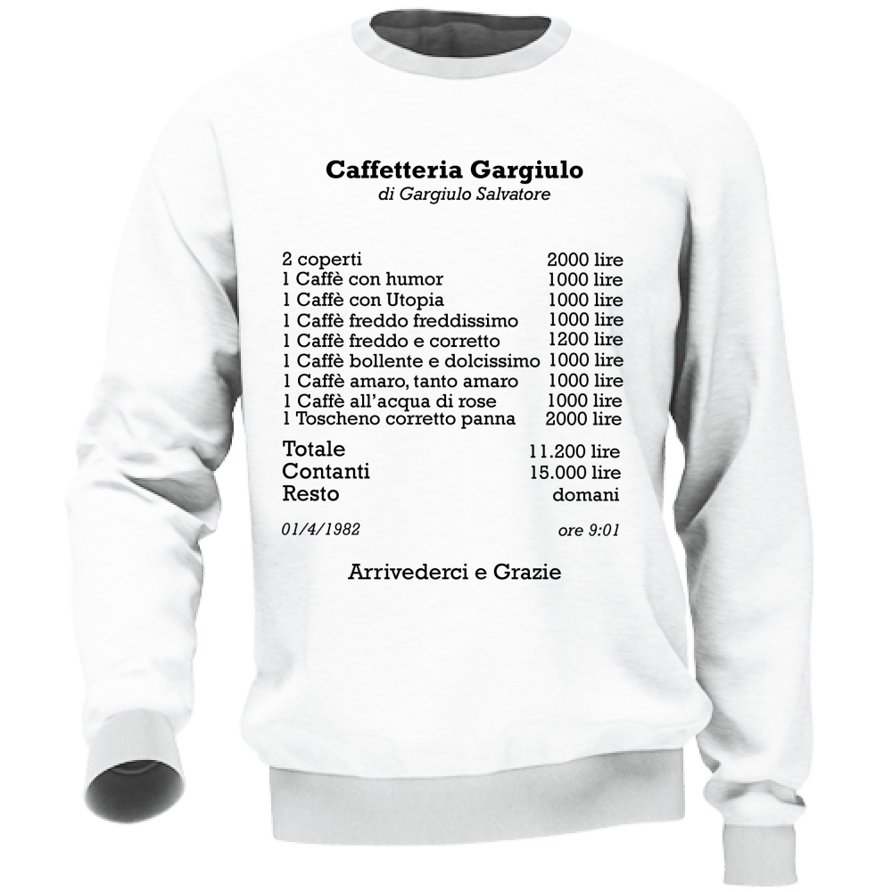 Felpa Unisex Caffetteria Gargiulo