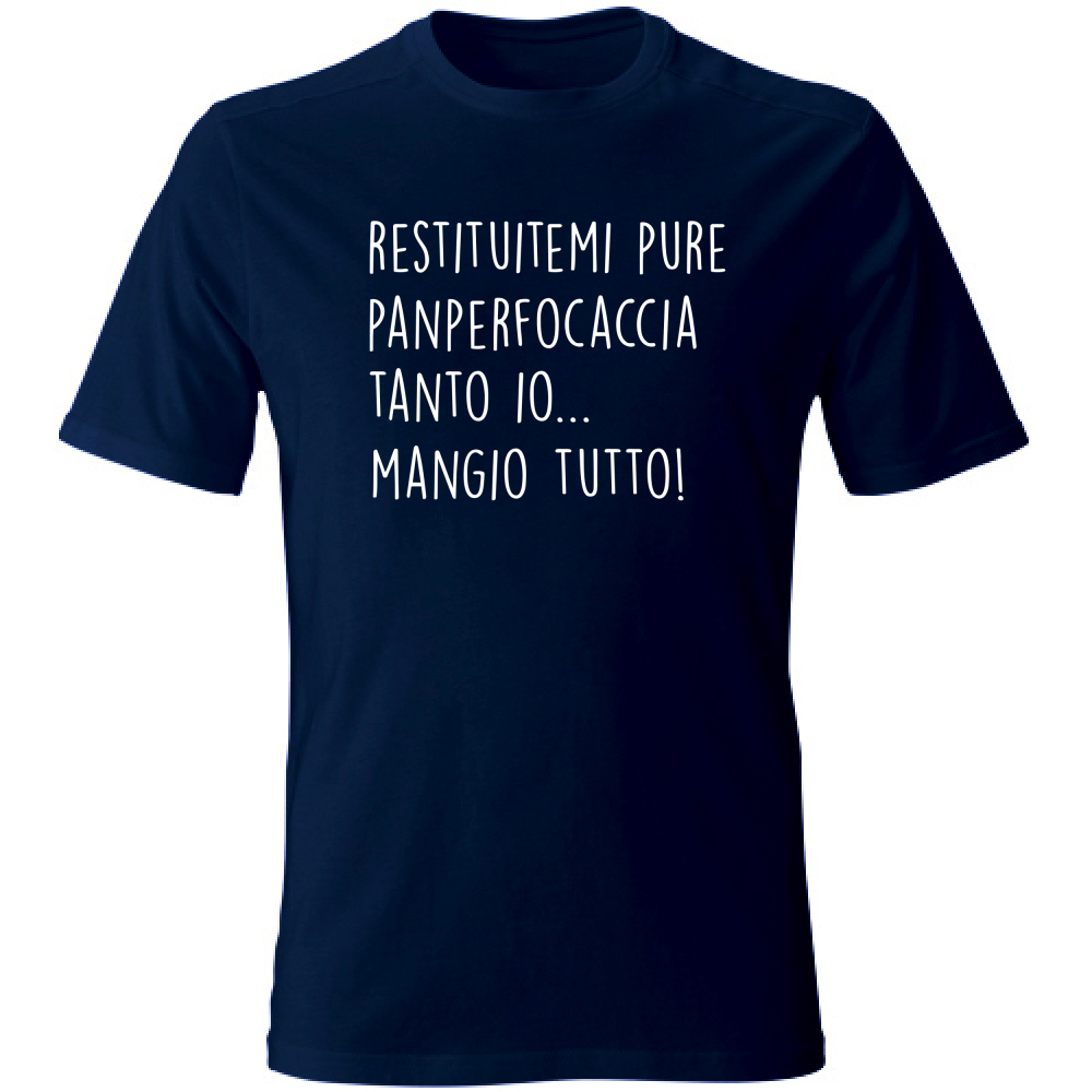 T-Shirt Unisex Panperfocaccia - Scritte Divertenti