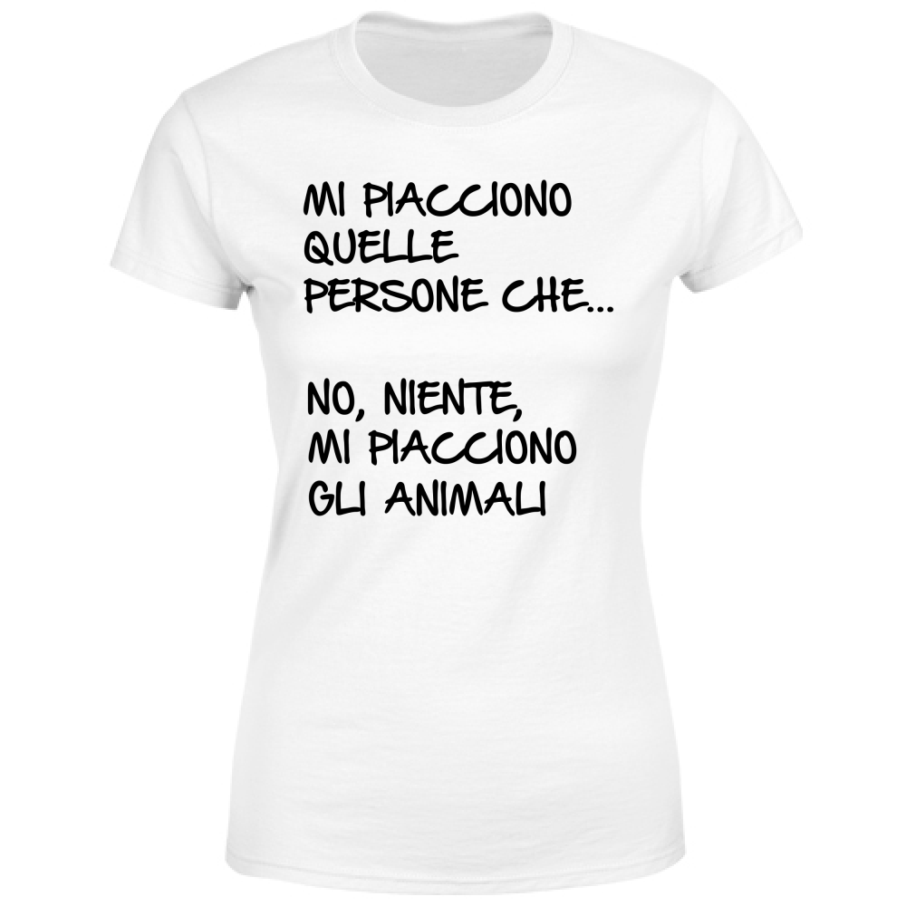 T-Shirt Donna Animali - Scritte Divertenti - Chiara