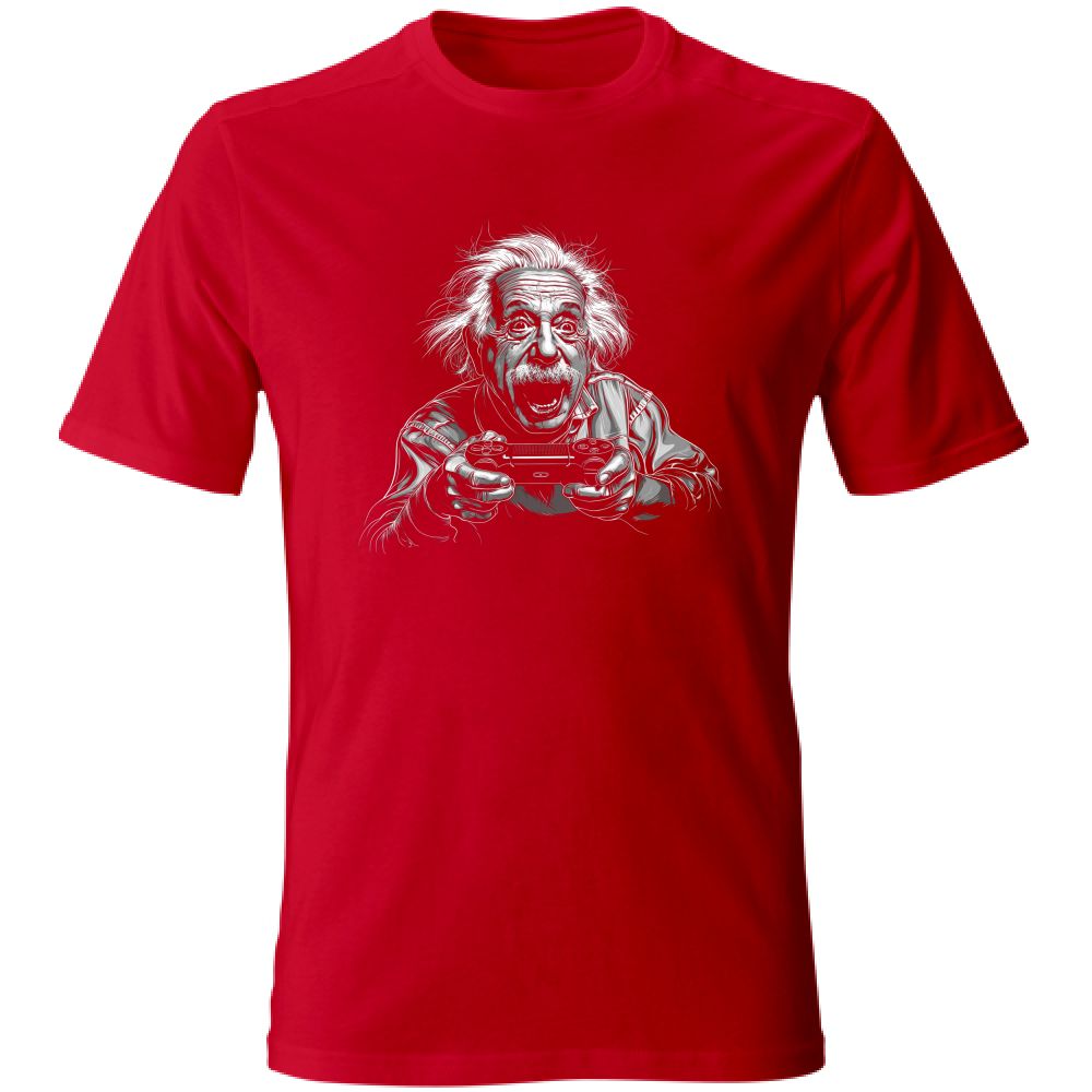 T-Shirt Unisex Large Einstein Gamer