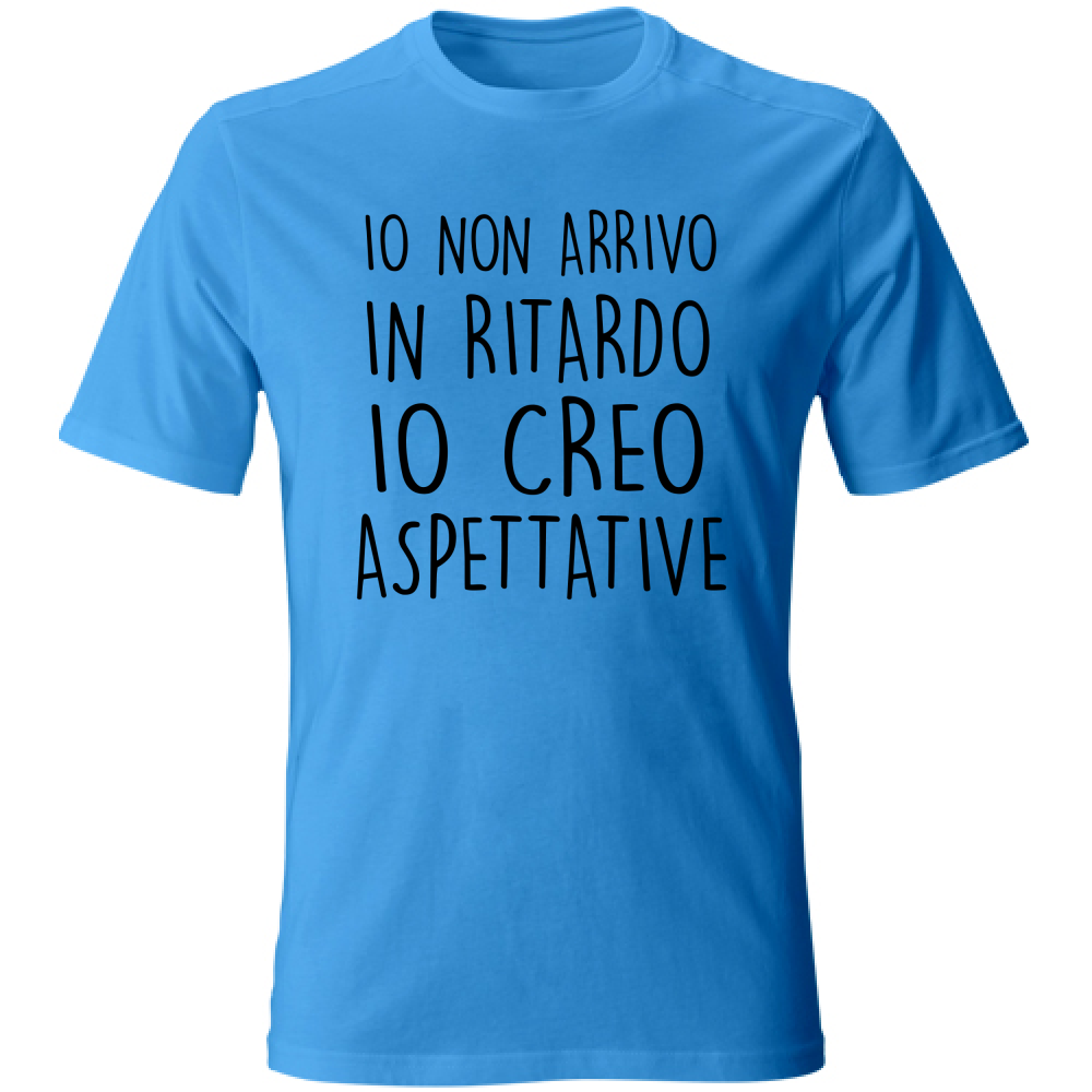 T-Shirt Unisex Ritardo - Scritte Divertenti - Chiara