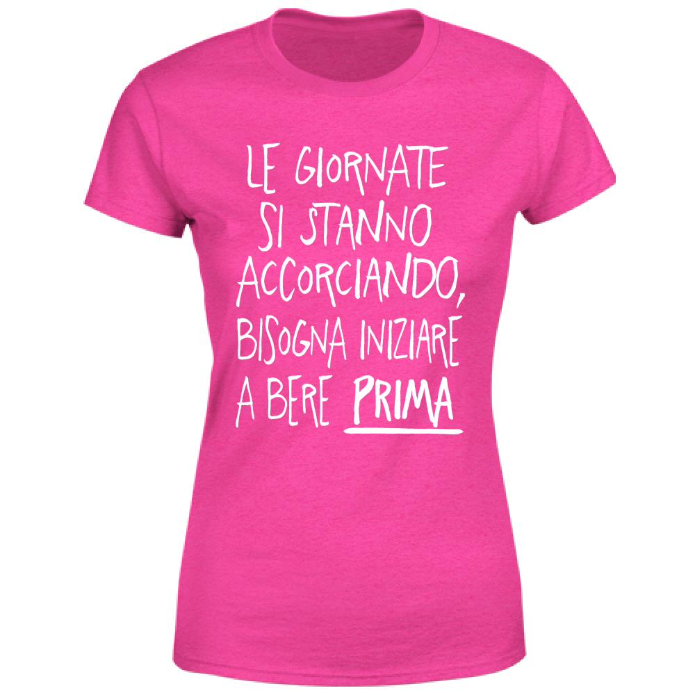 T-Shirt Donna Giornate corte - Scritte Divertenti