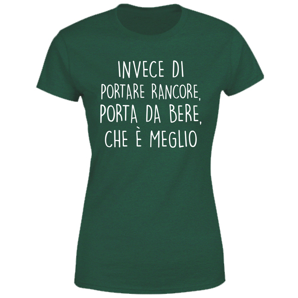 T-Shirt Donna Portare rancore - Scritte Divertenti