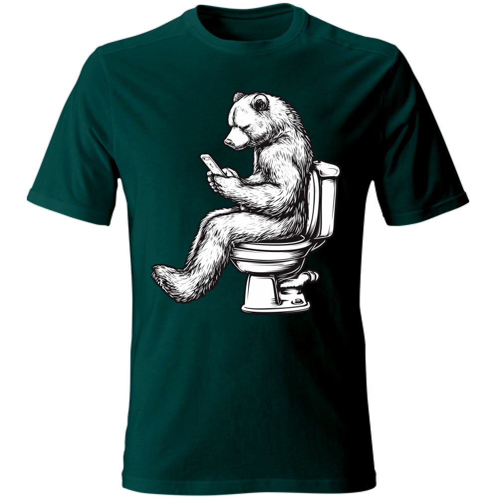 T-Shirt Unisex Orso sul Wc