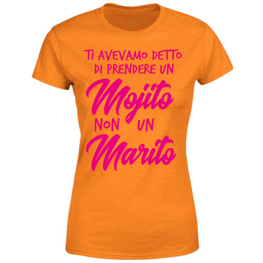 T-Shirt Donna Maglietta - Addio al Nubilato - Mojito - scura