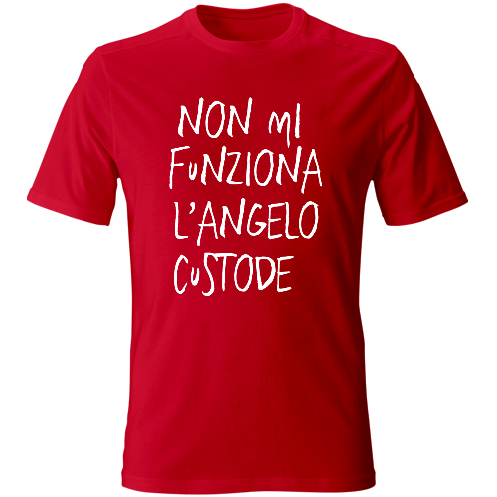 T-Shirt Unisex Angelo custode - Scritte Divertenti