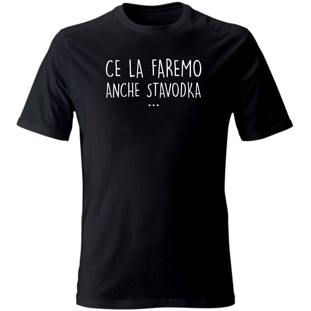 T-Shirt Unisex Large Ce la faremo - Scritte Divertenti