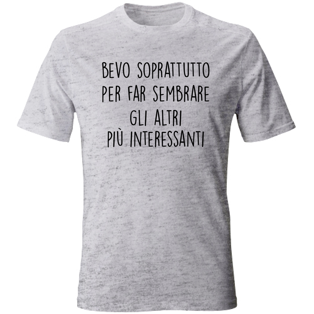 T-Shirt Unisex Interessanti - Scritte Divertenti - Chiara