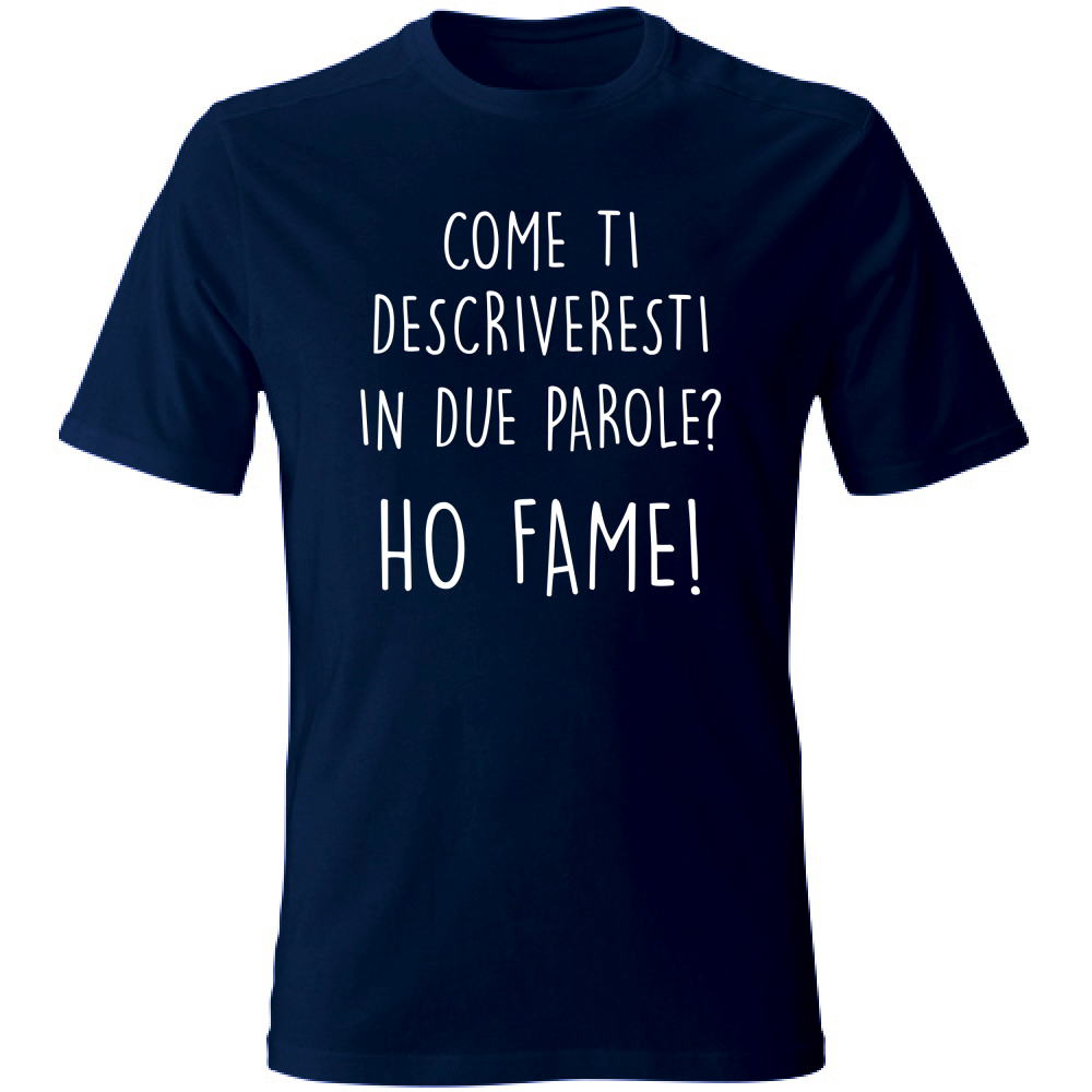 T-Shirt Unisex Due parole - Scritte Divertenti