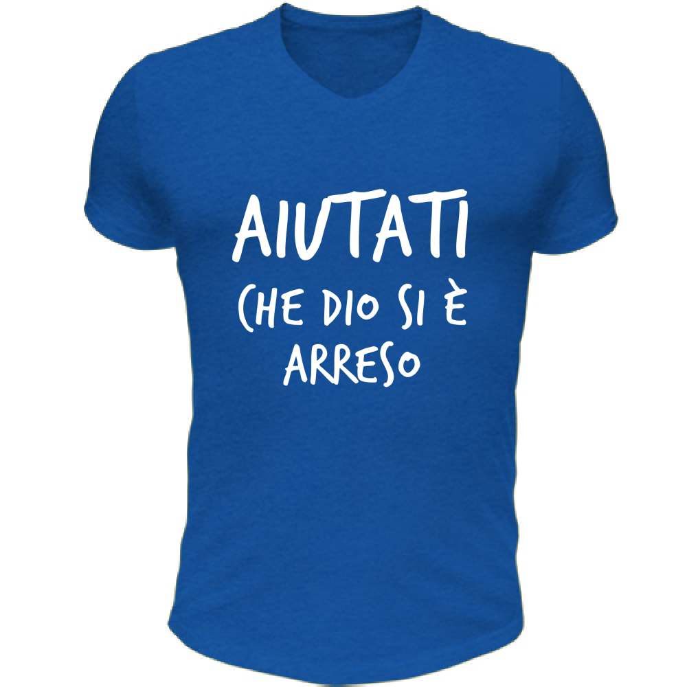 T-Shirt Unisex Scollo V Arreso - Scritte Divertenti