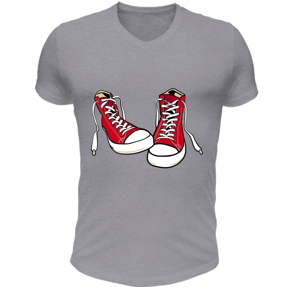T-Shirt Unisex Scollo V Sneaker All