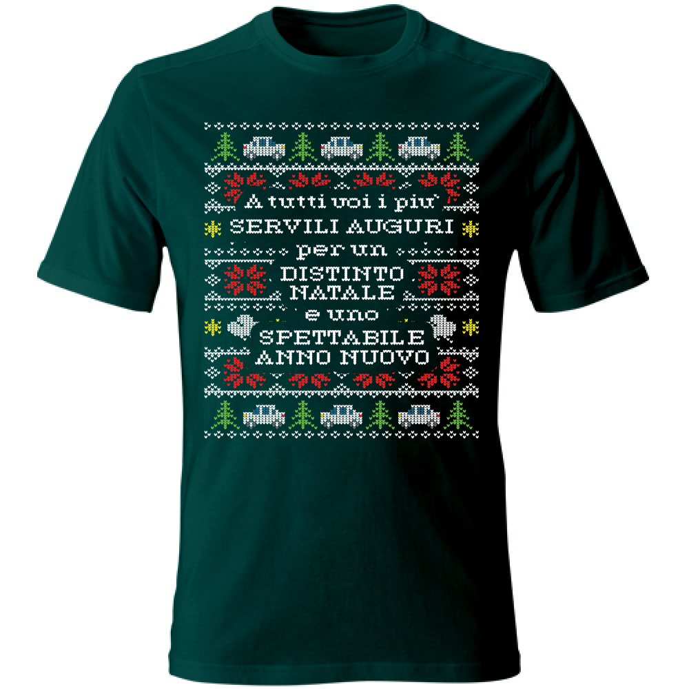 T-Shirt Unisex Servili Auguri Natale