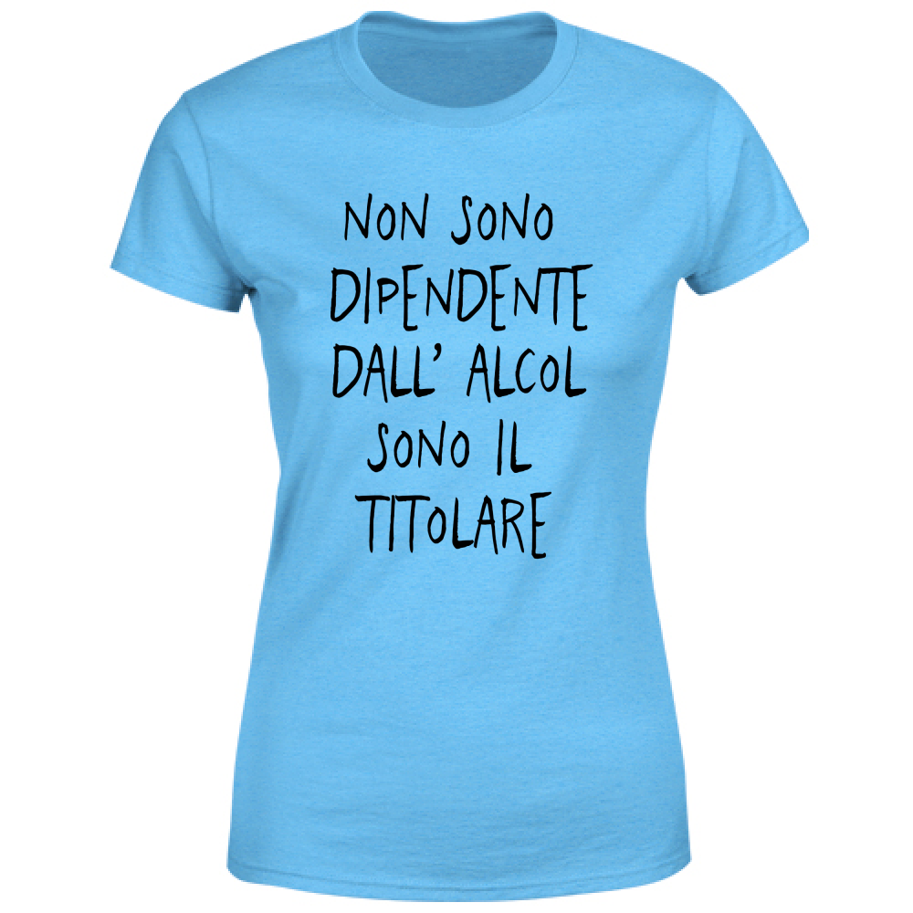 T-Shirt Donna Il titolare - Scritte Divertenti - Chiara