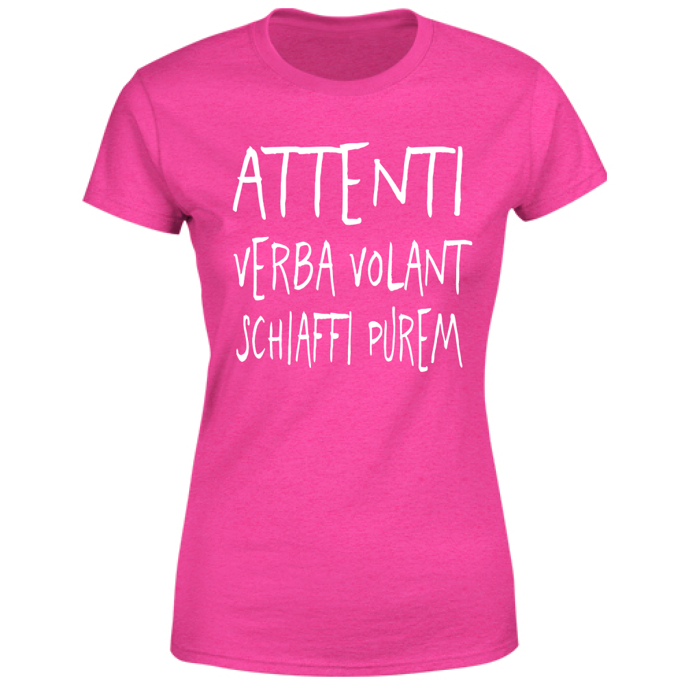 T-Shirt Donna Verba volant - Scritte Divertenti