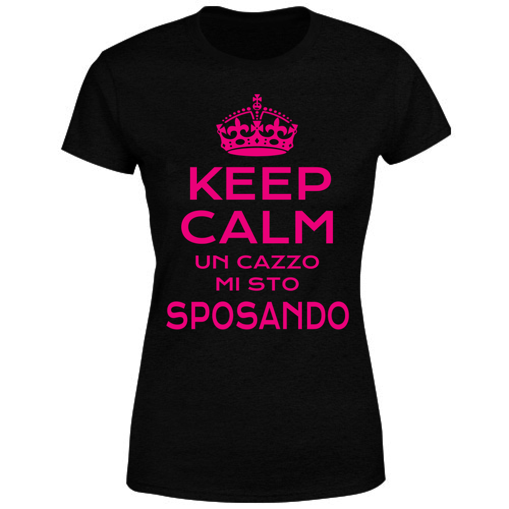 T-Shirt Donna Maglietta - Addio al Nubilato - KC un C - scura