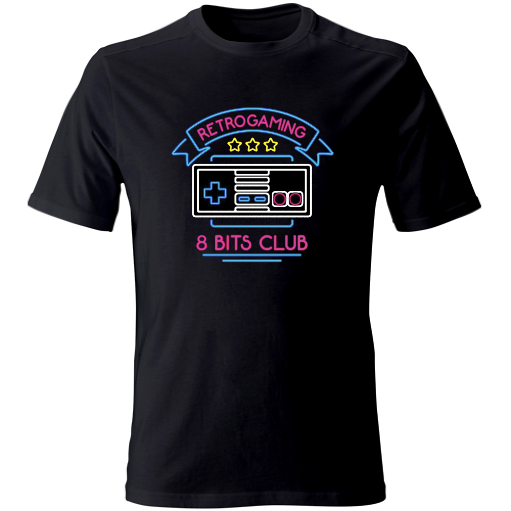 T-Shirt Unisex Large Retro Gaming