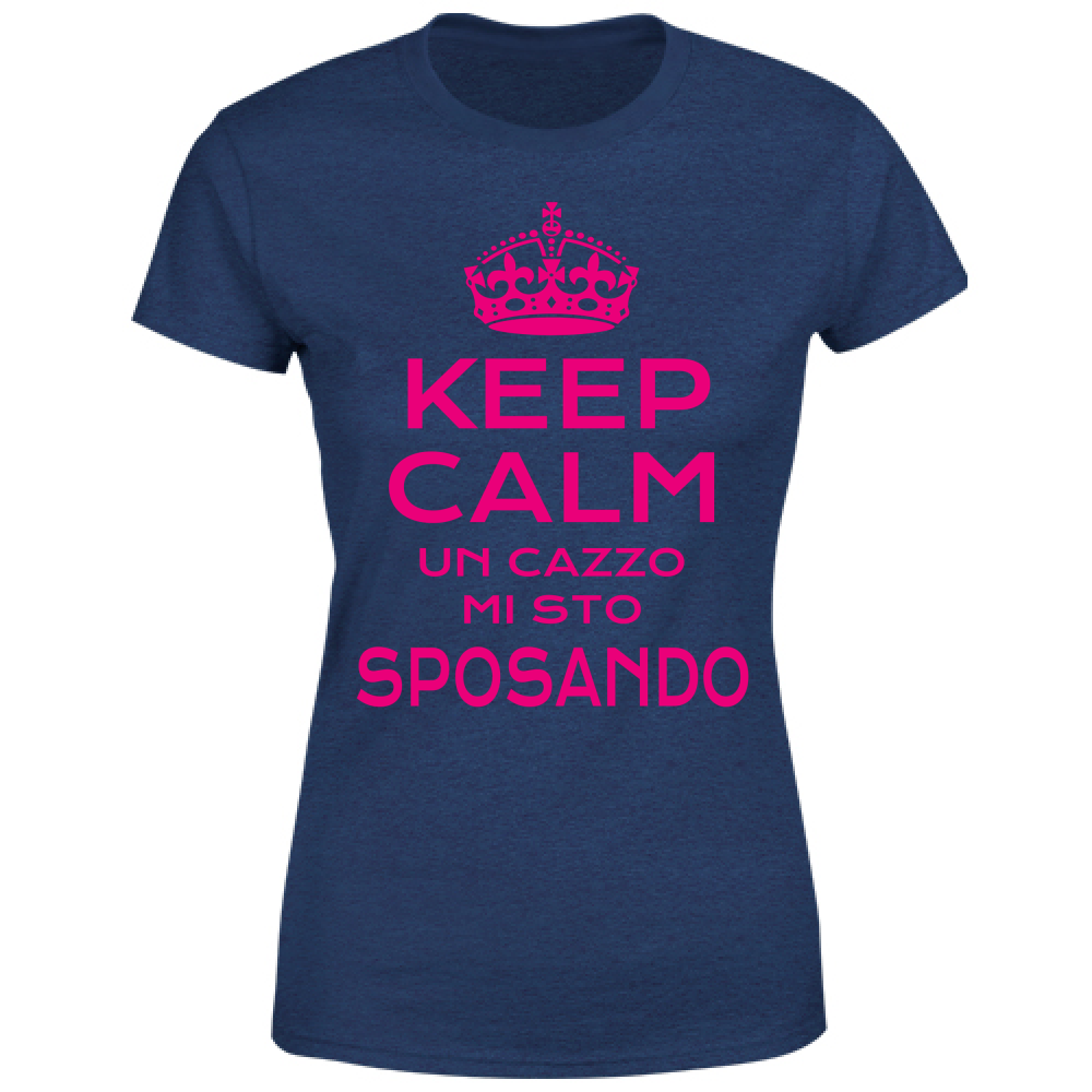 T-Shirt Donna Maglietta - Addio al Nubilato - KC un C - scura