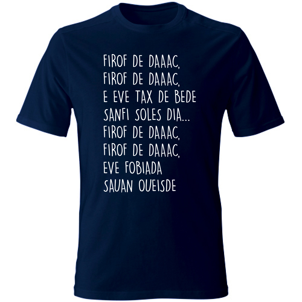 T-Shirt Unisex Firof de daaac