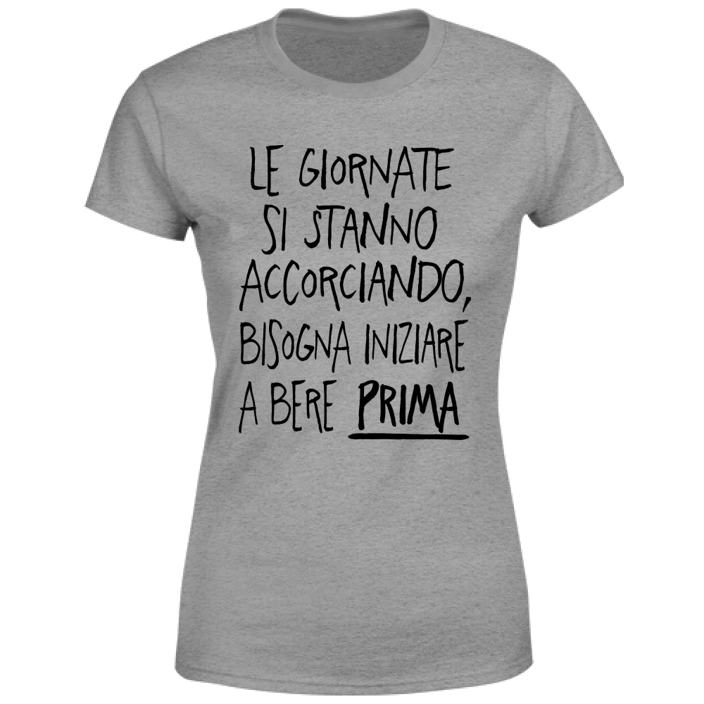 T-Shirt Donna Giornate corte - Scritte Divertenti - Chiara