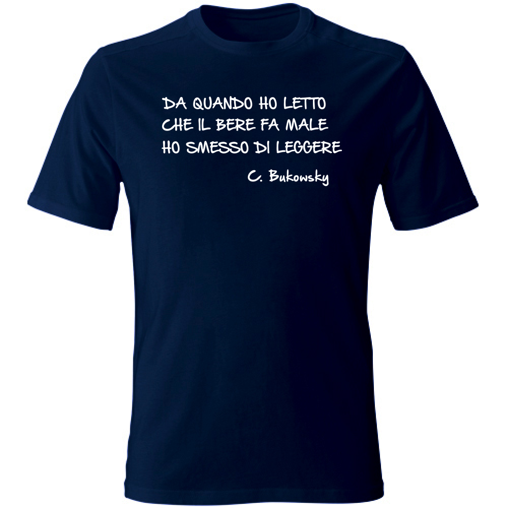 T-Shirt Unisex Ho smesso di leggere - Scritte Divertenti