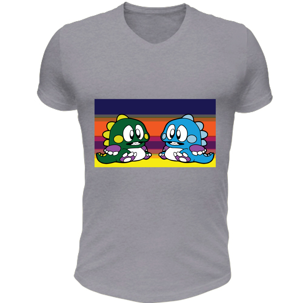 T-Shirt Unisex Scollo V Bubble