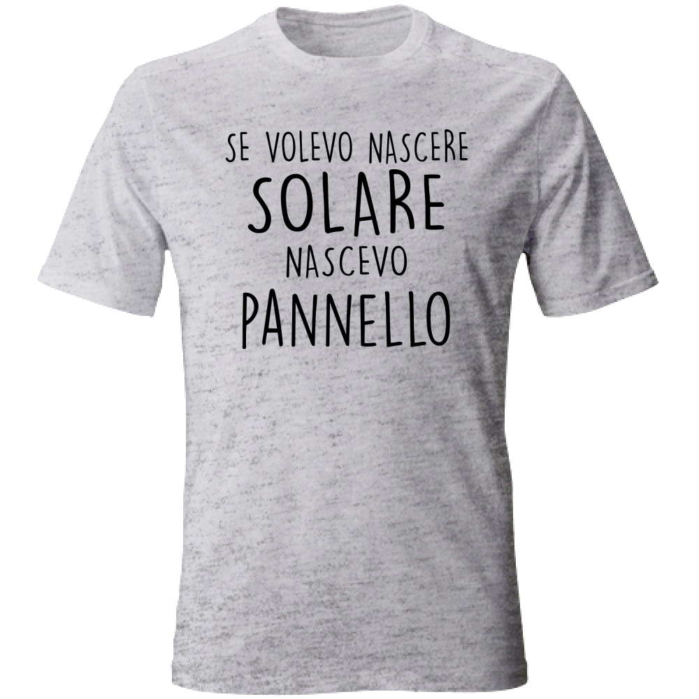 T-Shirt Unisex Solare - Scritte Divertenti - Chiara