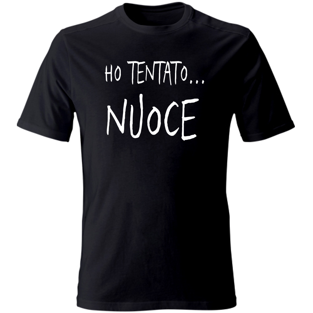 T-Shirt Unisex Ho tentato - Scritte Divertenti