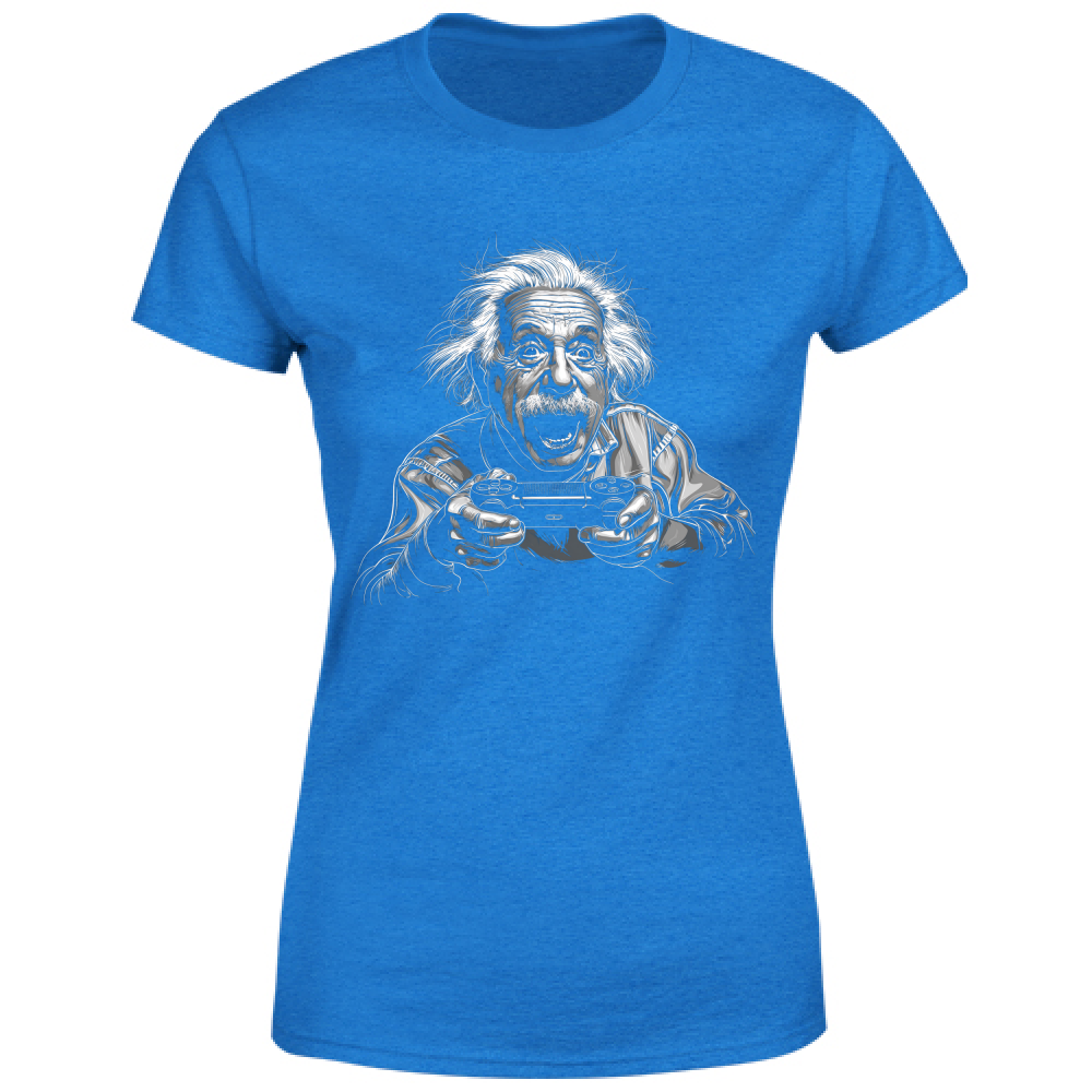 T-Shirt Donna Einstein Gamer