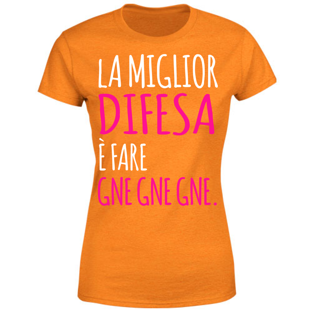 T-Shirt Donna Gne Gne Gne - Scritte Divertenti - Scura