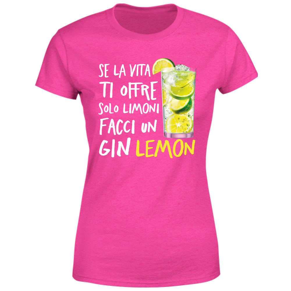 T-Shirt Donna Se la vita ti offre limoni - Scritte Divertenti