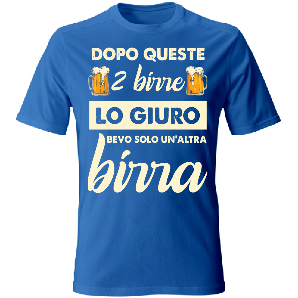 T-Shirt Unisex 2 birre + 1 birra