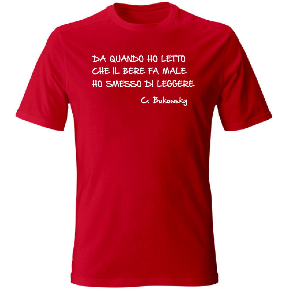 T-Shirt Unisex Ho smesso di leggere - Scritte Divertenti