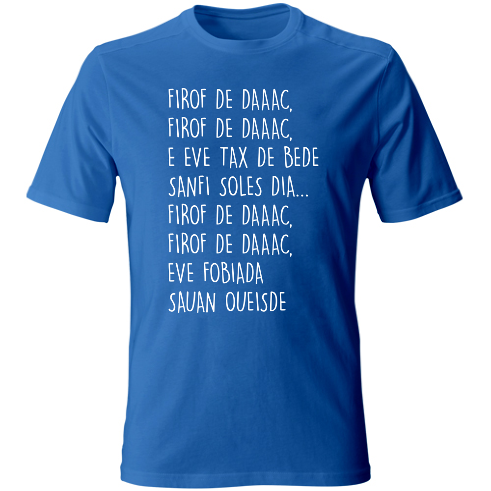 T-Shirt Unisex Firof de daaac