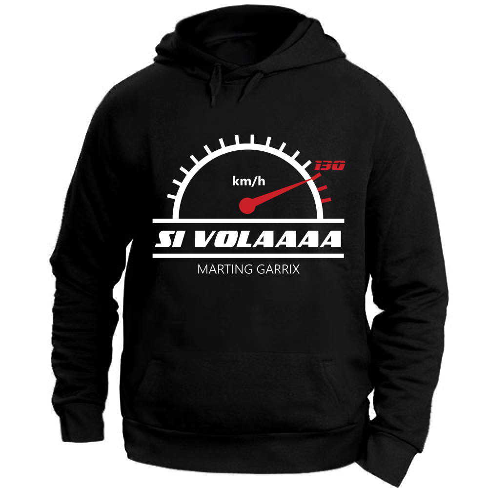Felpa Unisex con Cappuccio Si vola