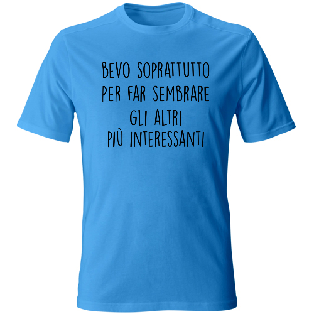 T-Shirt Unisex Interessanti - Scritte Divertenti - Chiara