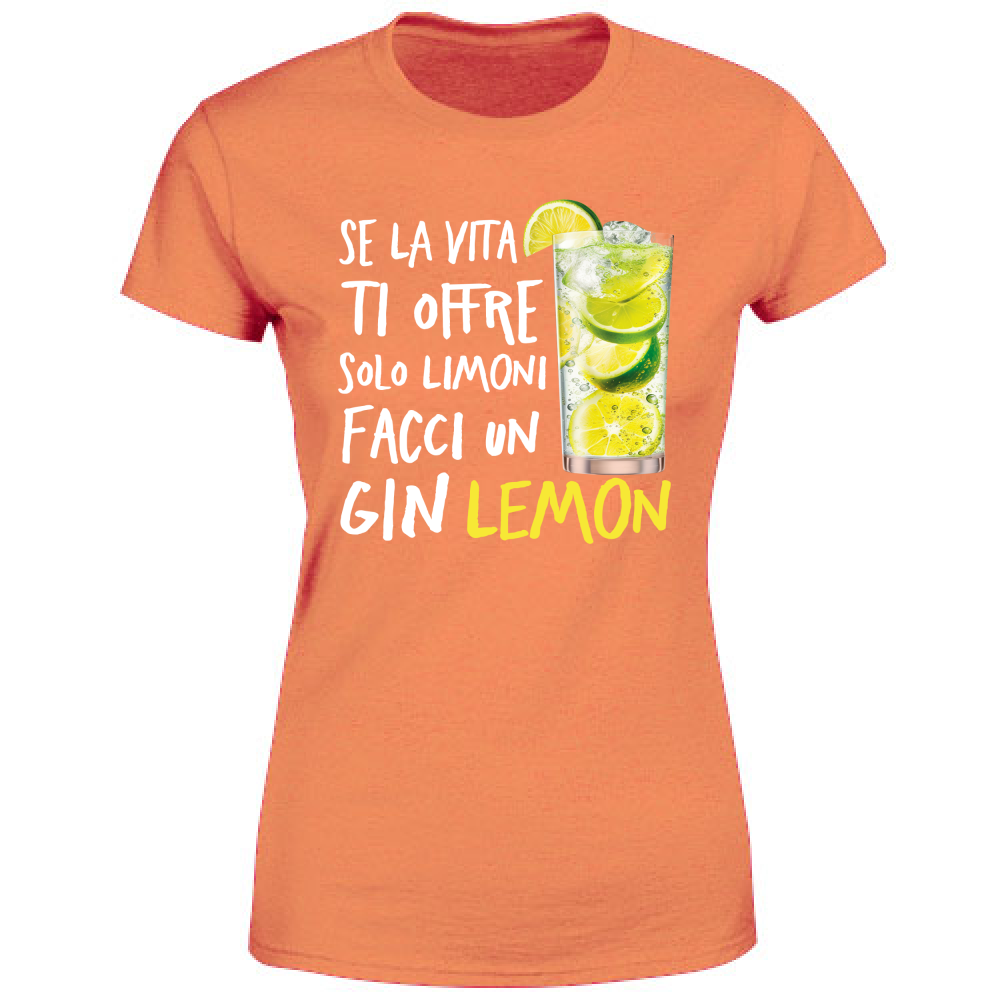 T-Shirt Donna Se la vita ti offre limoni - Scritte Divertenti