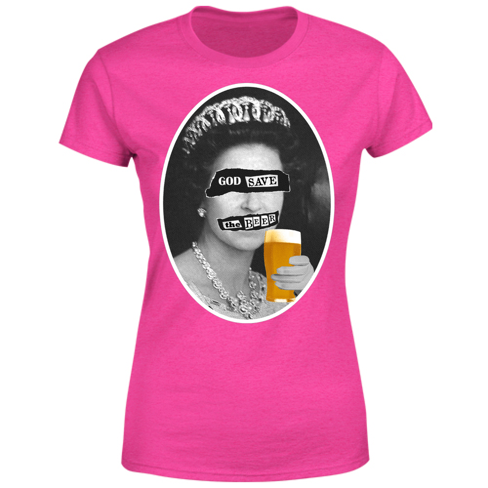 T-Shirt Donna God save the beer