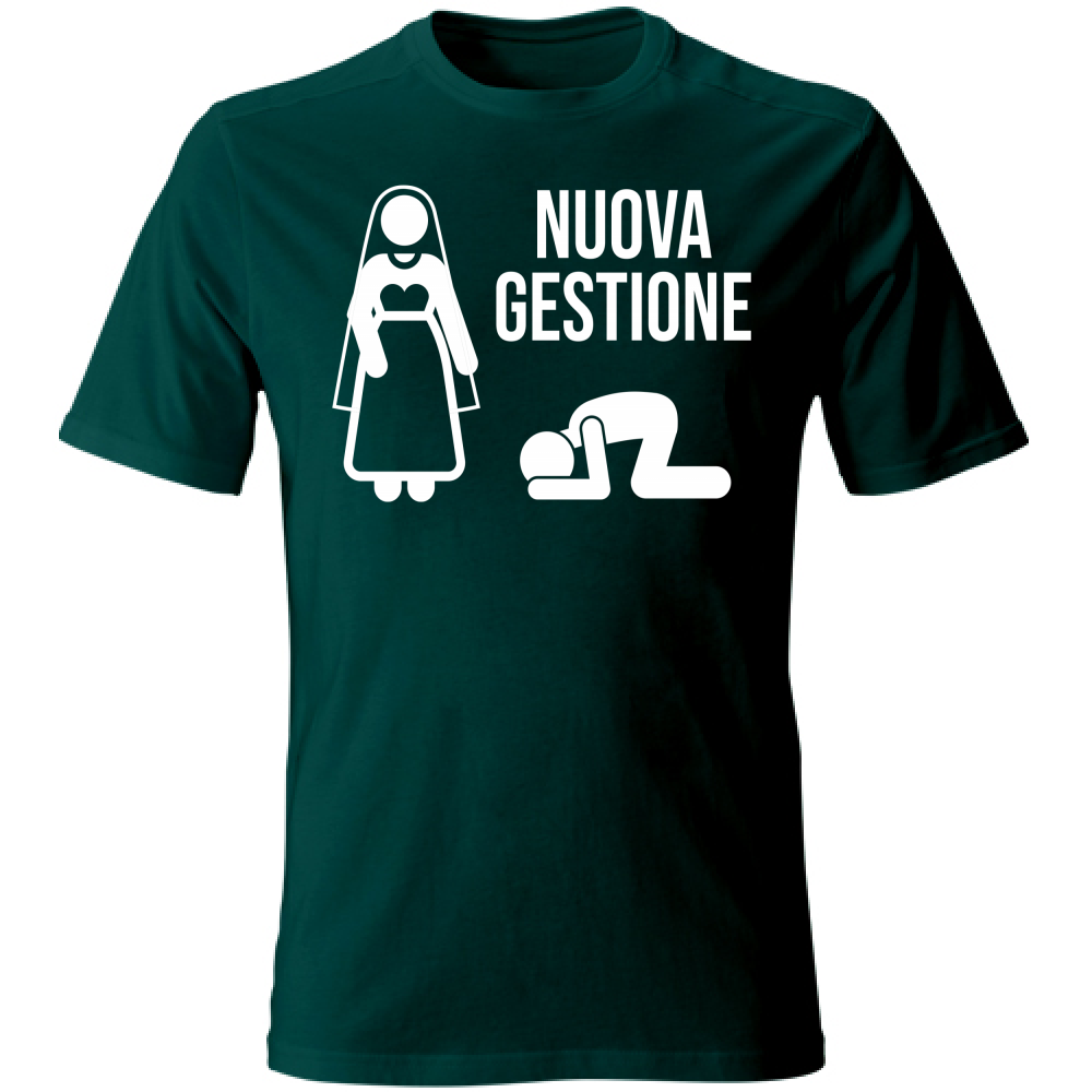 T-Shirt Unisex Maglietta - Addio al Celibato - Nuova Gestione - s