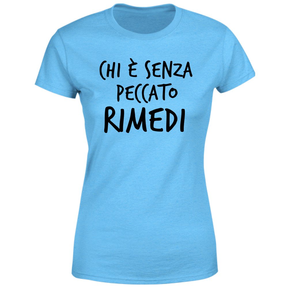 T-Shirt Donna Peccato - Scritte Divertenti - Chiara