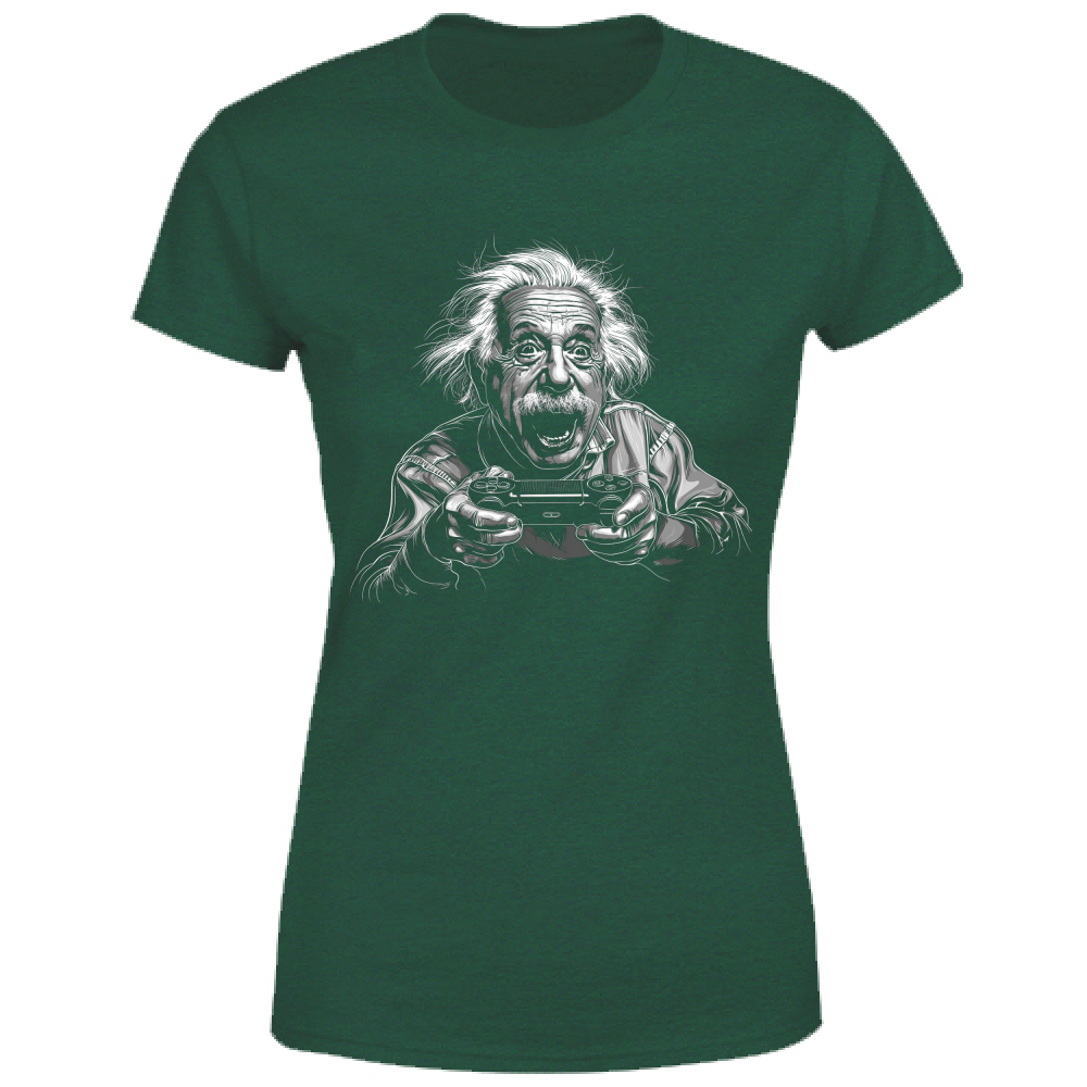 T-Shirt Donna Einstein Gamer