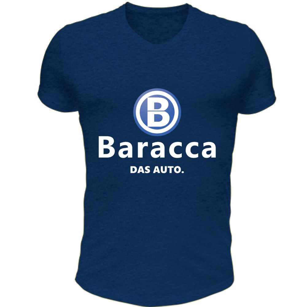 T-Shirt Unisex Scollo V Baracca Auto